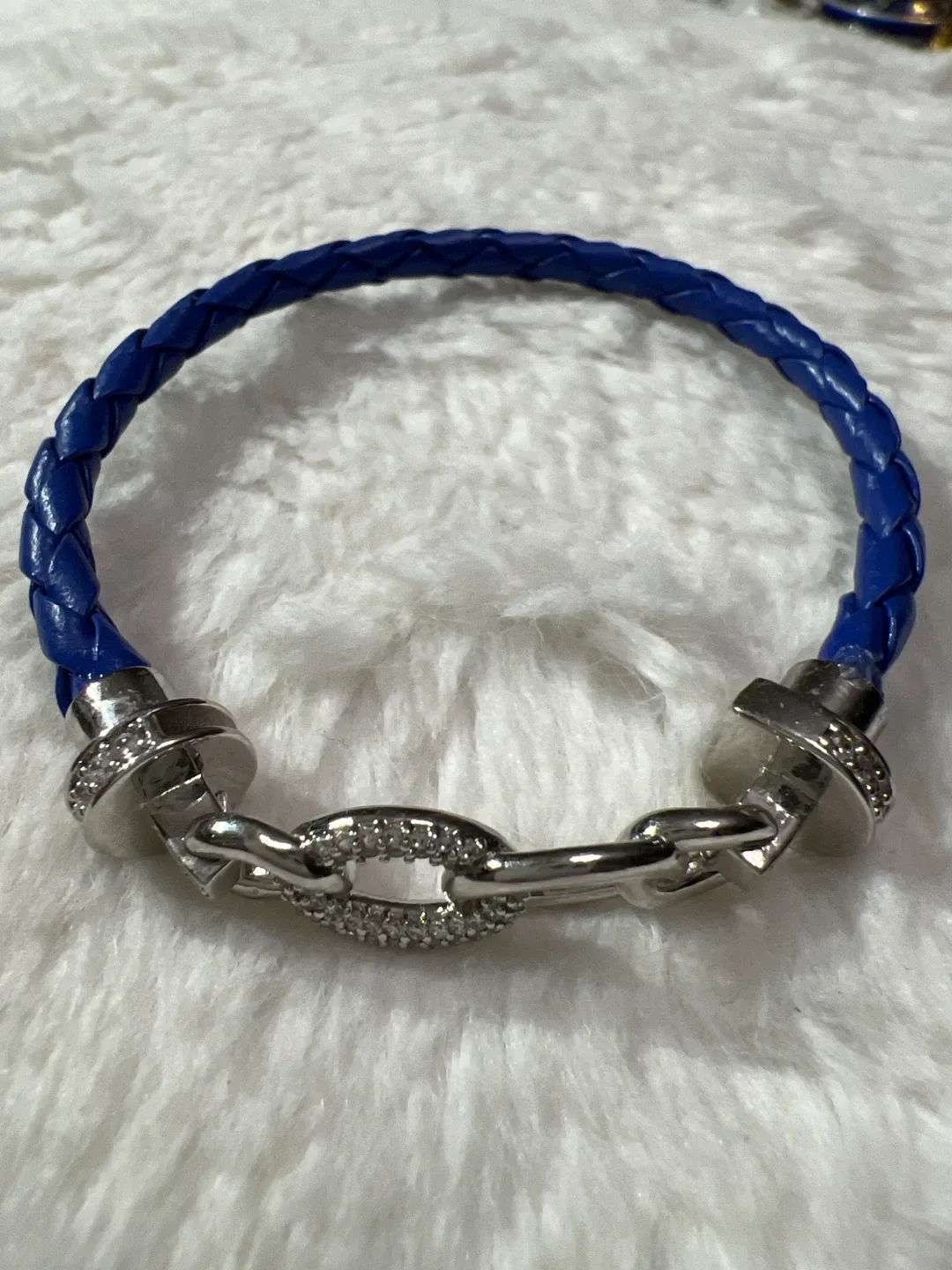 Blue Braided Bracelet