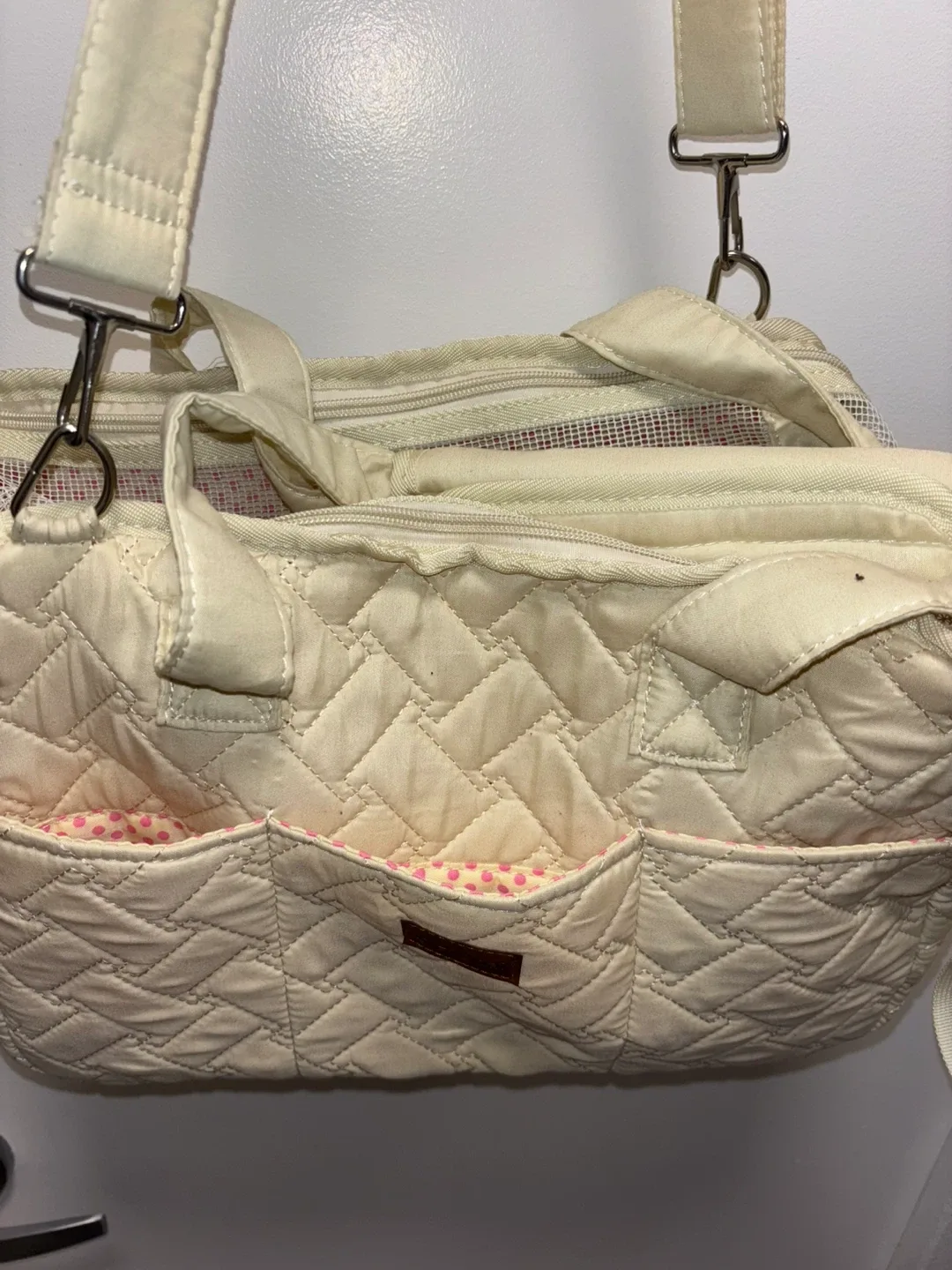 Quilted Pattern Pet Carrier Bag image indicator(7)