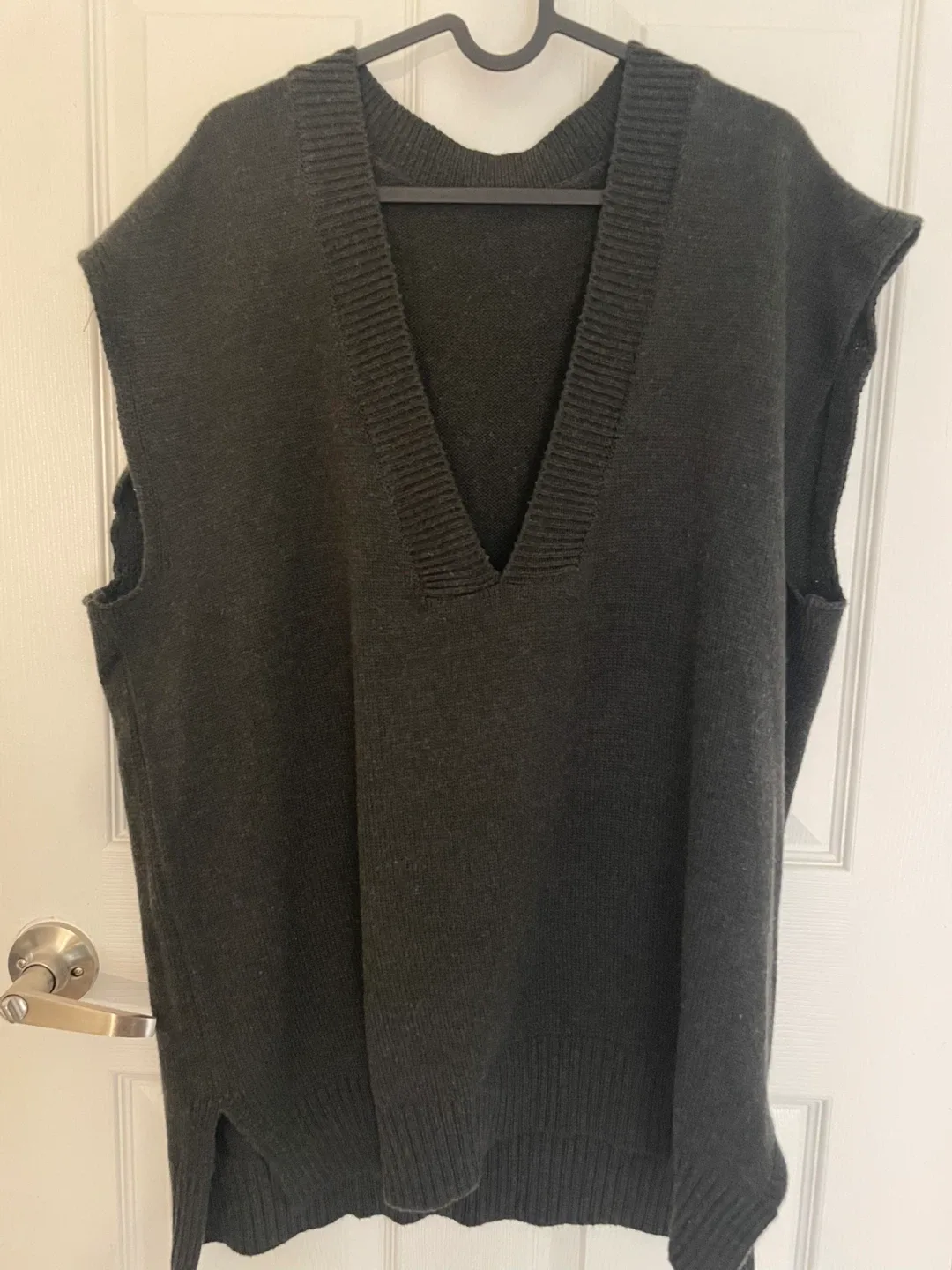 Grey Knit Vest