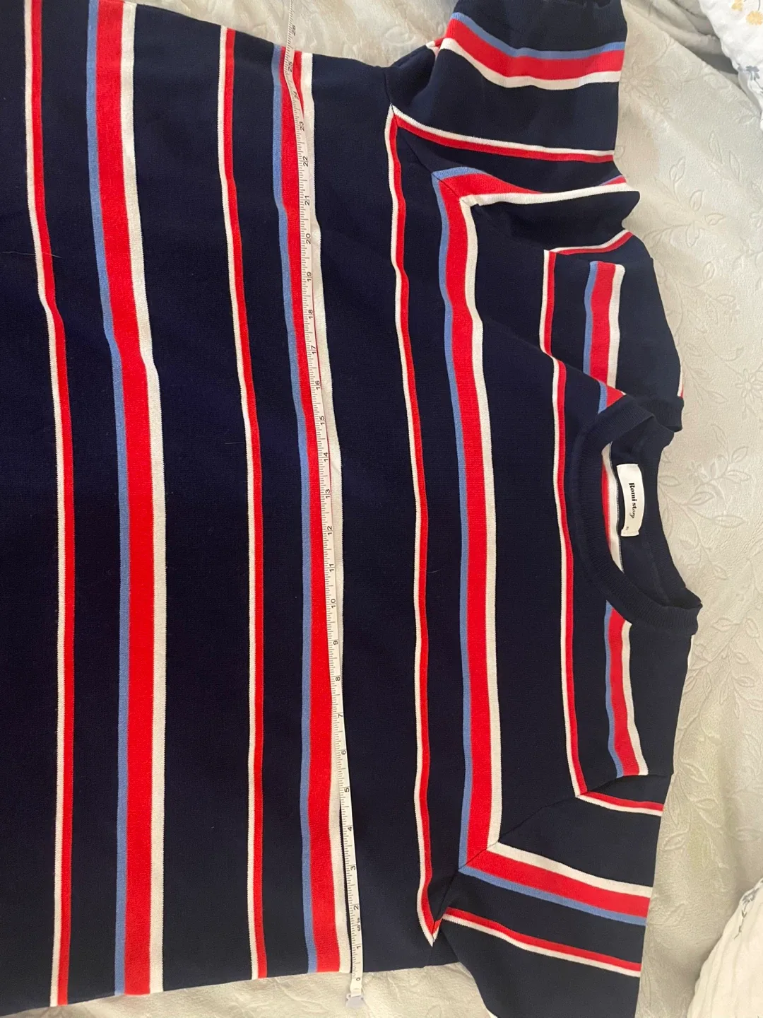 Striped Sweater dresse - Size L