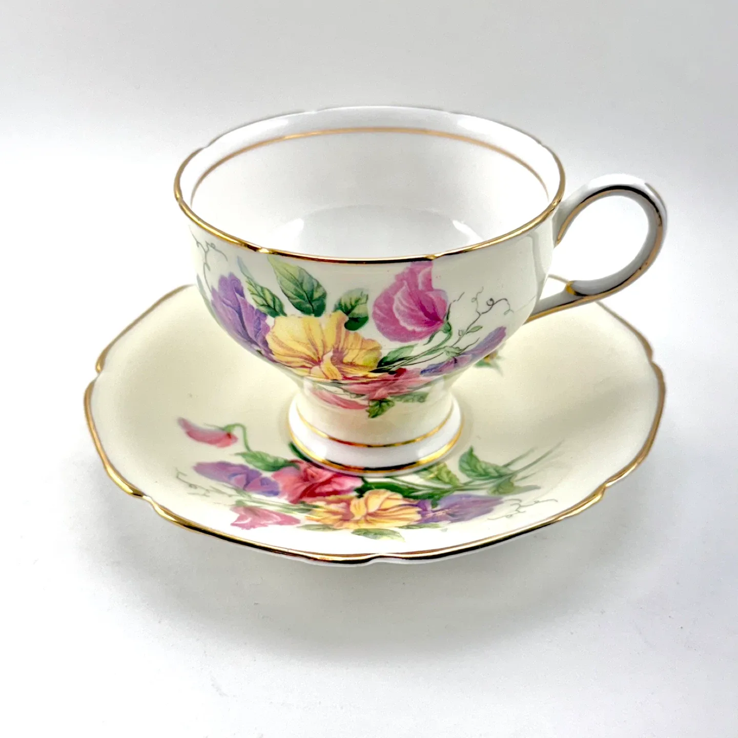 Paragon sweet pea corset teacup