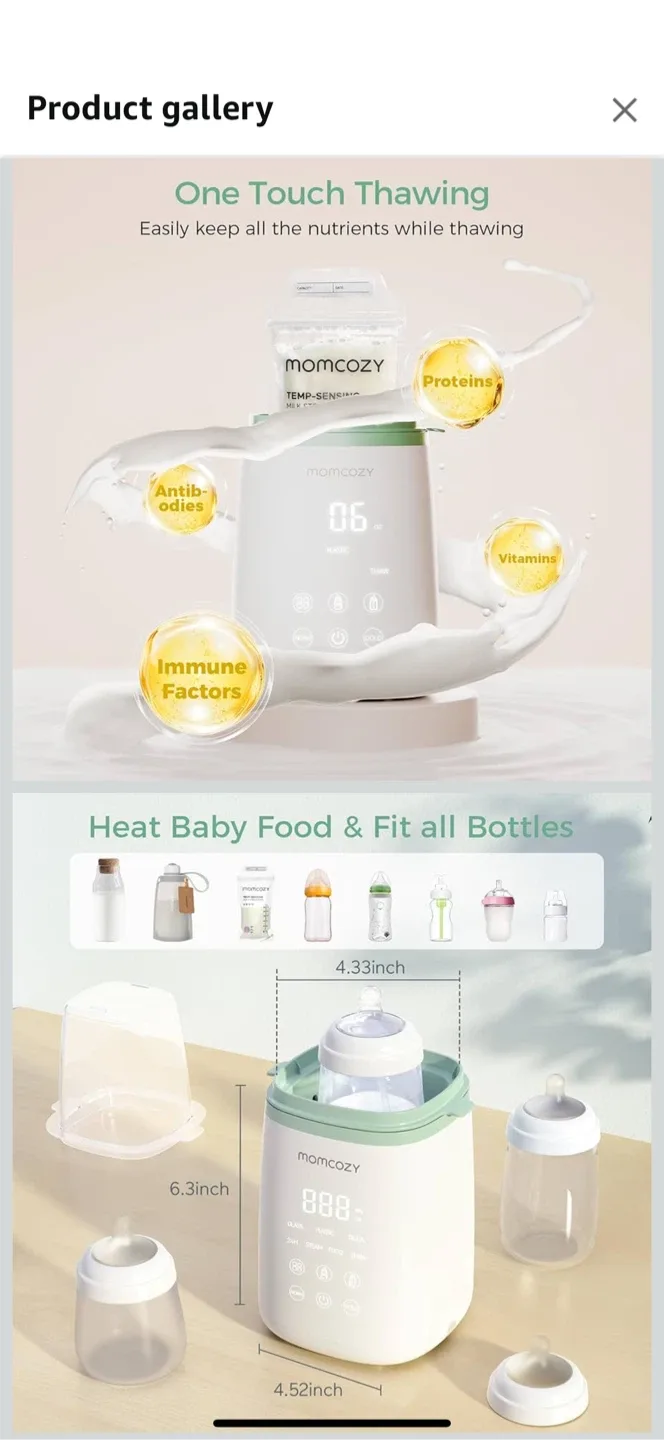 Momcozy Bottle Warmer - Instant & Easy Warming image indicator(4)