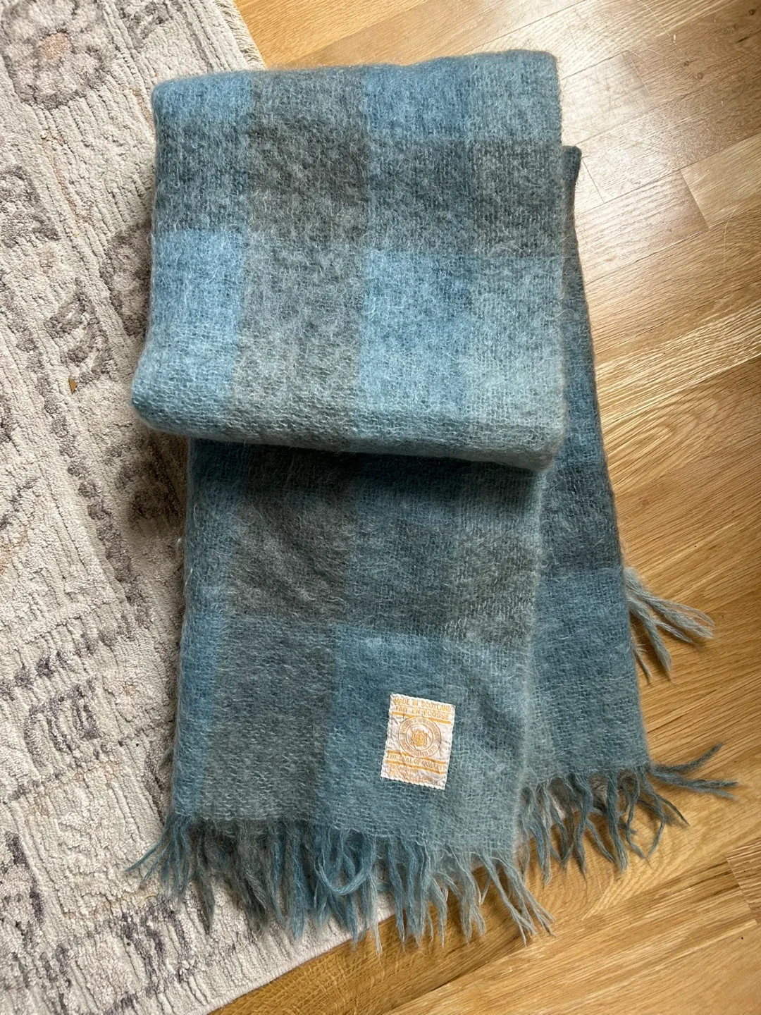 Hudson's Bay Mohair Wool Throw Blanket