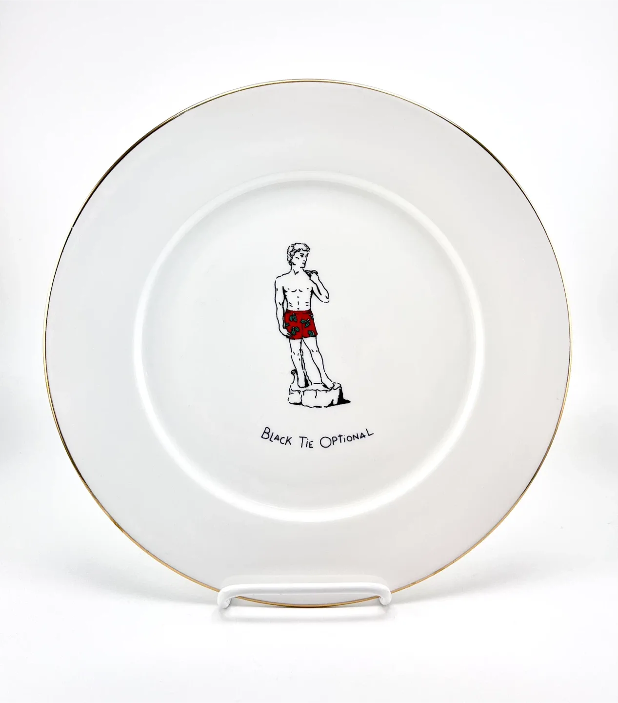 Set 4 funny Christmas dinner plates image indicator(4)