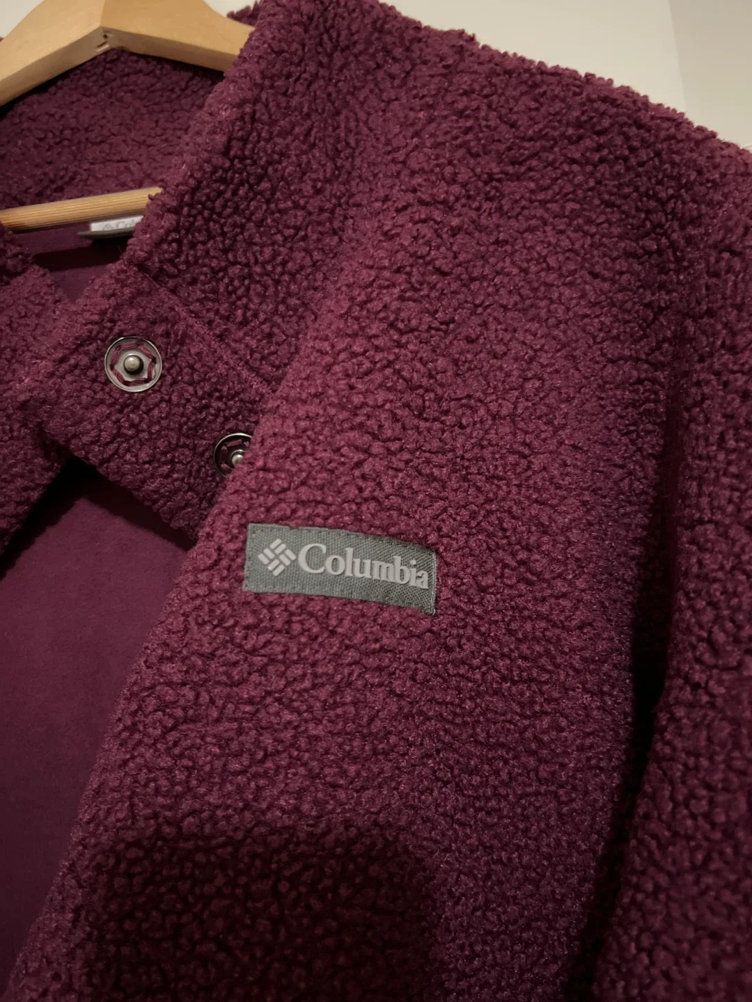 Columbia Fleece Jacket - Burgundy - Size XXL image indicator(3)