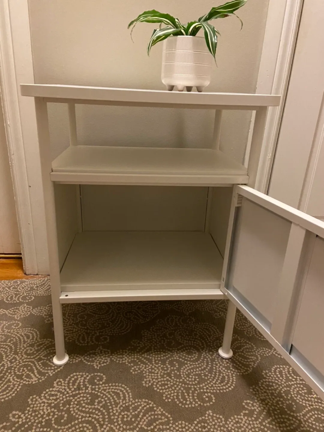 New GRÅFJÄLLET Nightstand, white image indicator(5)