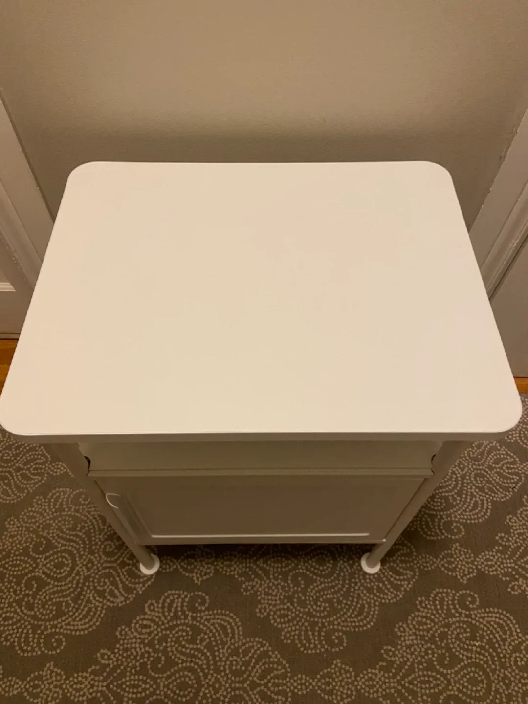 New GRÅFJÄLLET Nightstand, white image indicator(6)