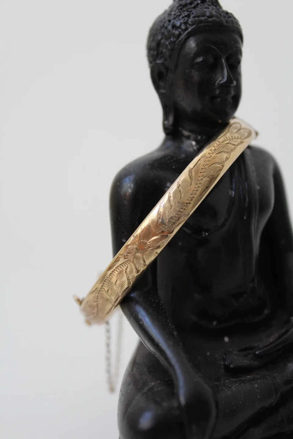 Vintage Gold Filled Filigree Childs Bracelet image indicator(6)