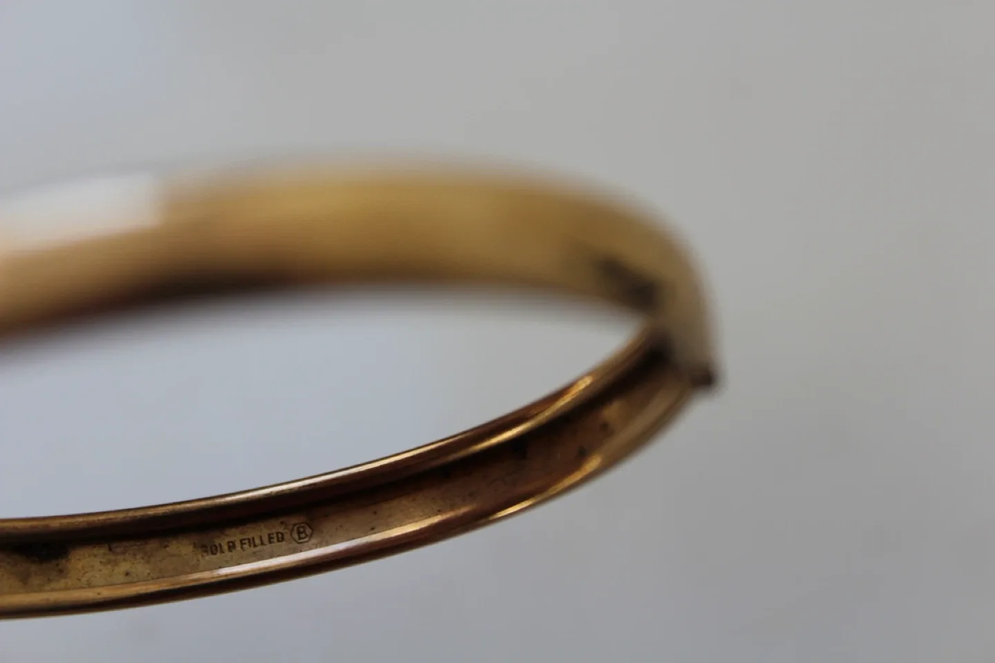 Vintage Gold Filled Filigree Childs Bracelet image indicator(7)