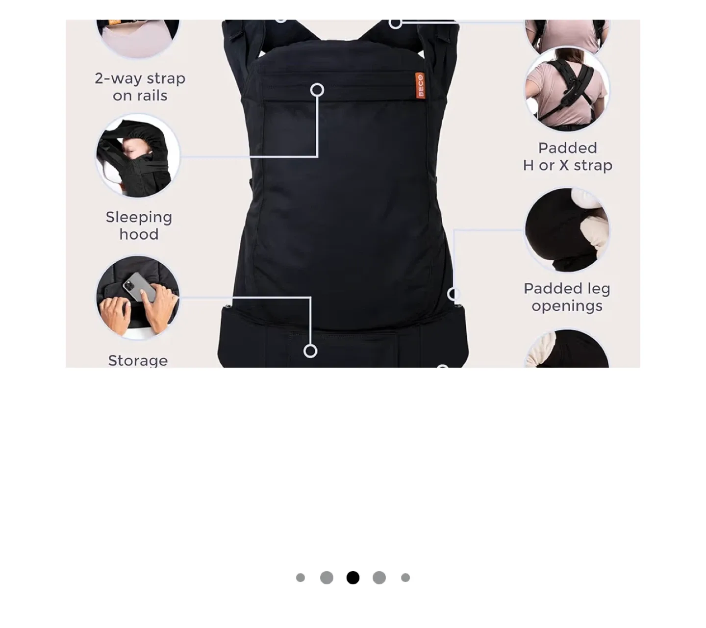 Boba Baby Carrier - Black image indicator(3)