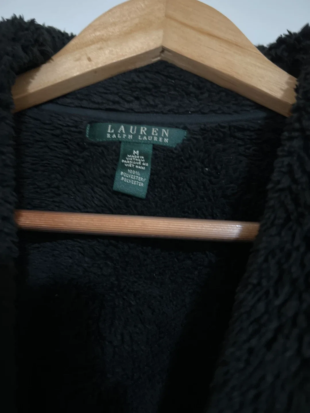 Ralph Lauren dark chocolate Faux Suede/Fur Jacket - M image indicator(3)