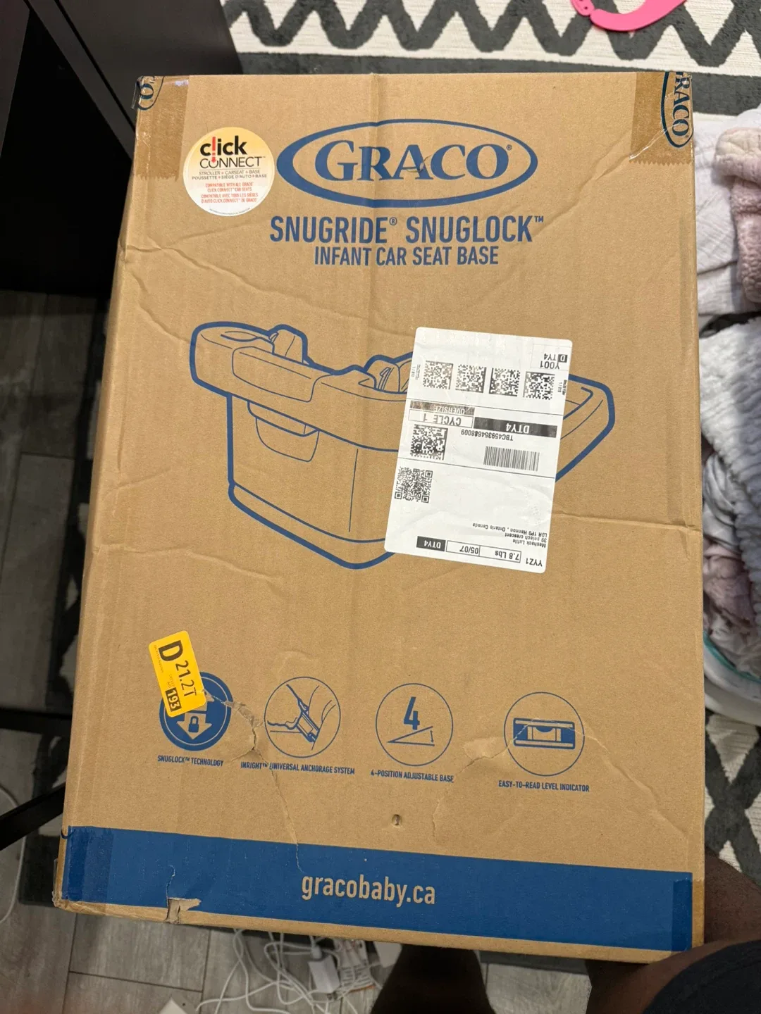 Graco SnugRide SnugLock Infant Car Seat Base image indicator(3)