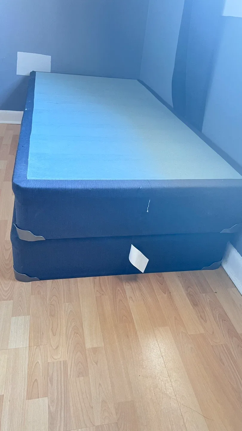 2 Box Bed Frame - Blue