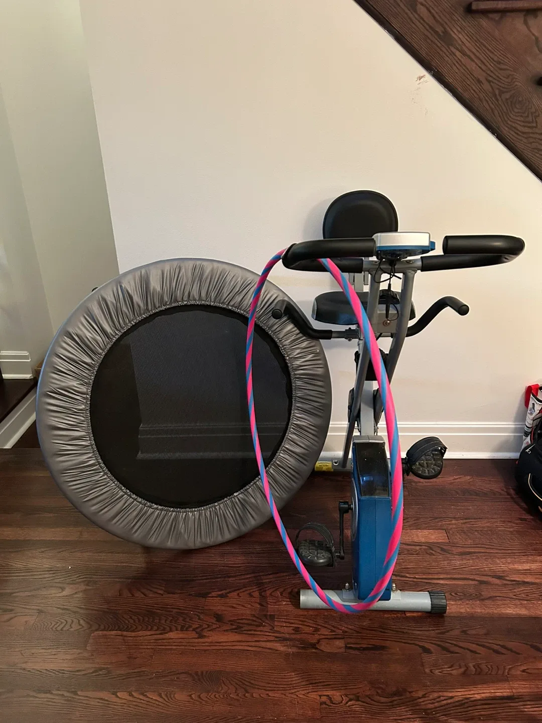 Exercise Equipment: Rebounder & Exercise Bike