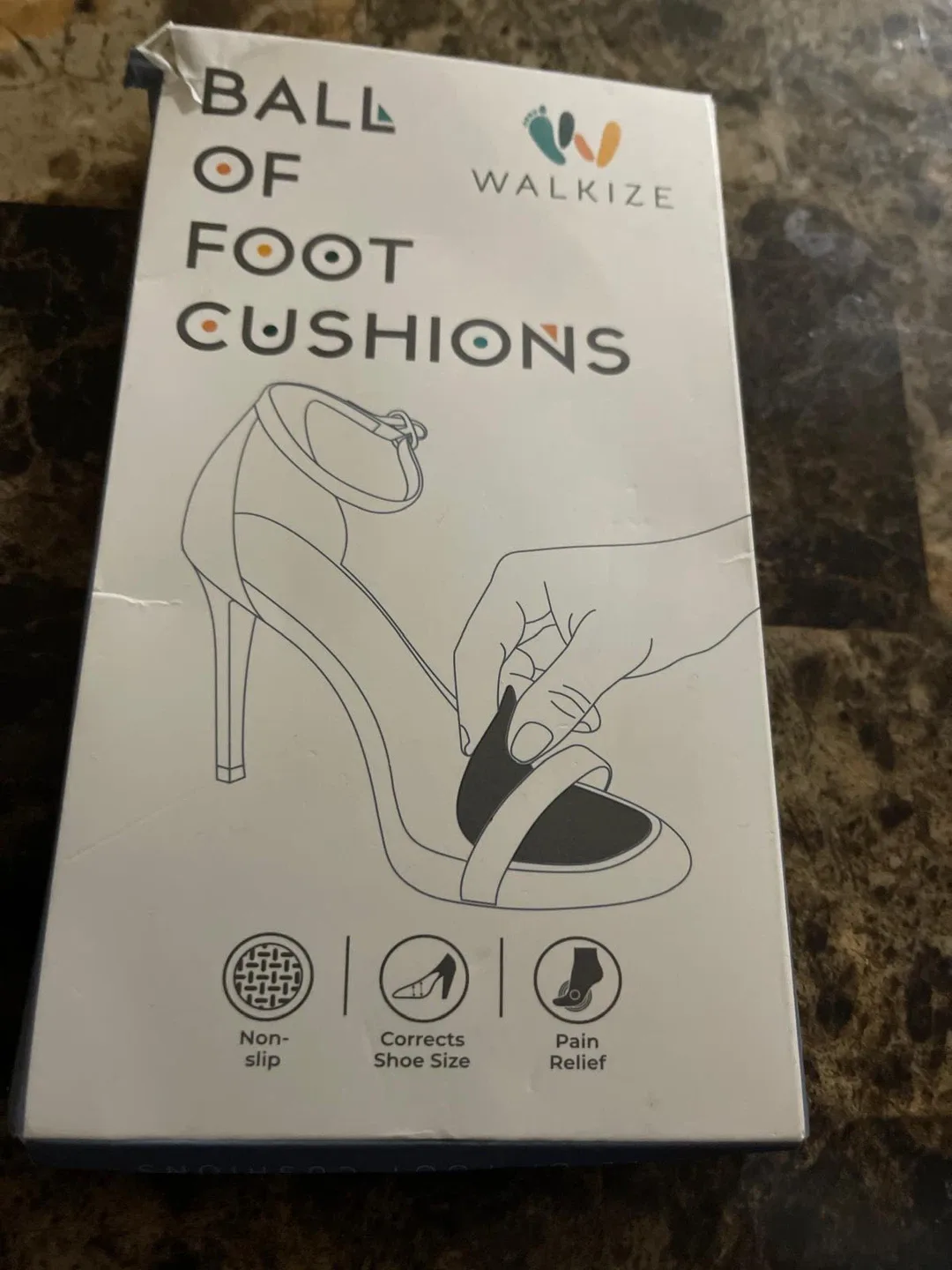 Walkize Ball of Foot Cushions - New in Box