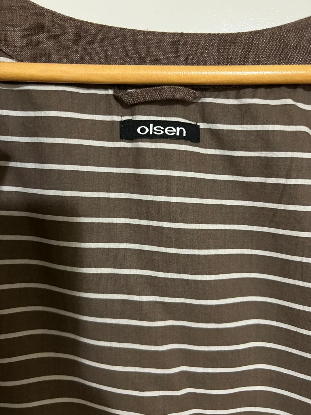 Olsen Brown Linen Blend Jacket image indicator(3)