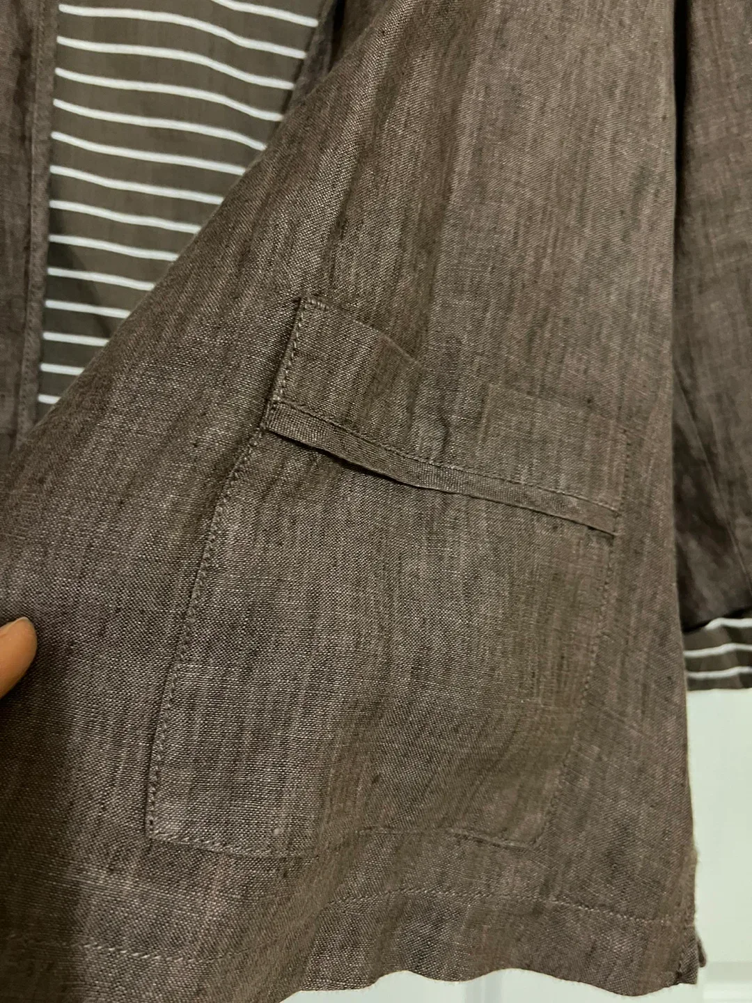 Olsen Brown Linen Blend Jacket image indicator(4)