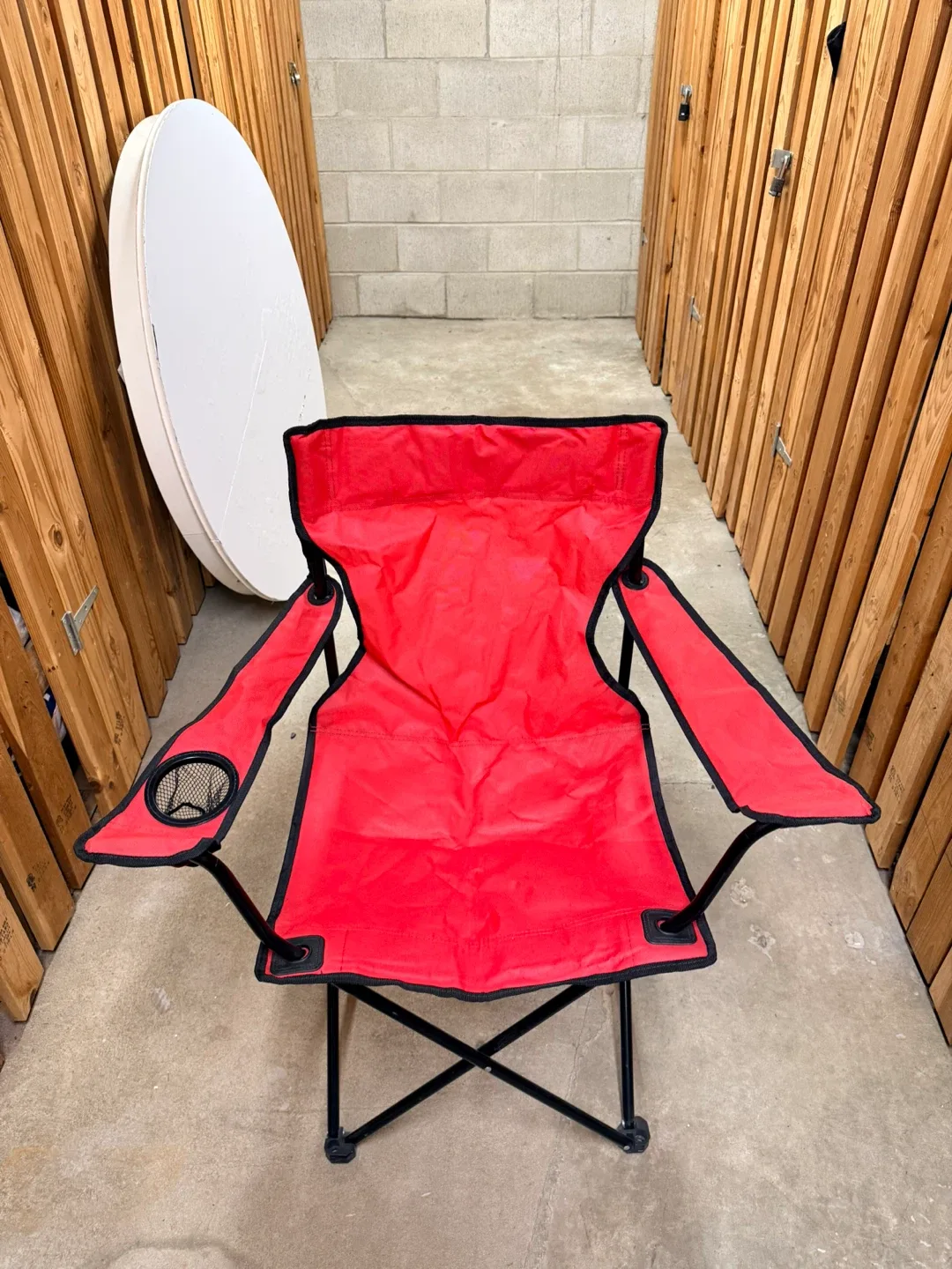 Red Folding Camping Chair
