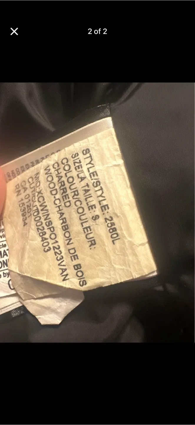 Canada Goose Parka - Size S - Charred Colour image indicator(2)