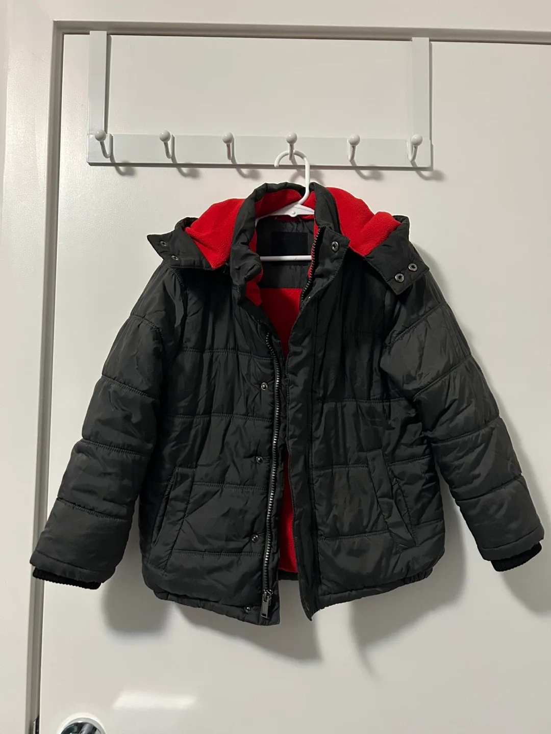 Kids' Black Puffer Jacket