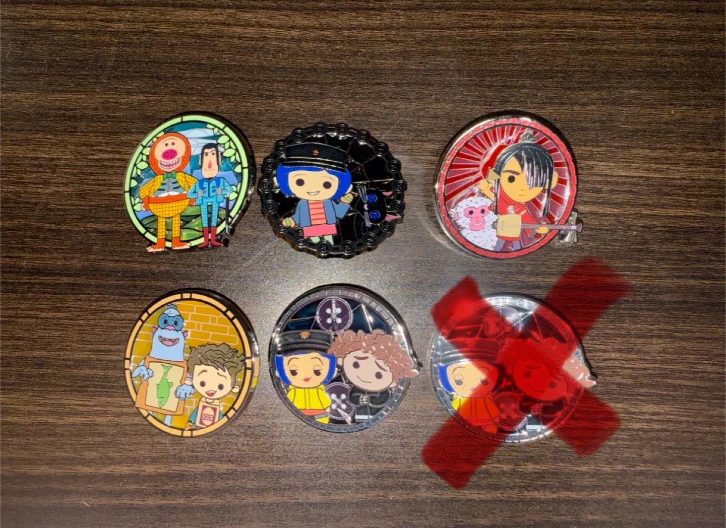 Hot Topic Official LAIKA Studios Movie Pins