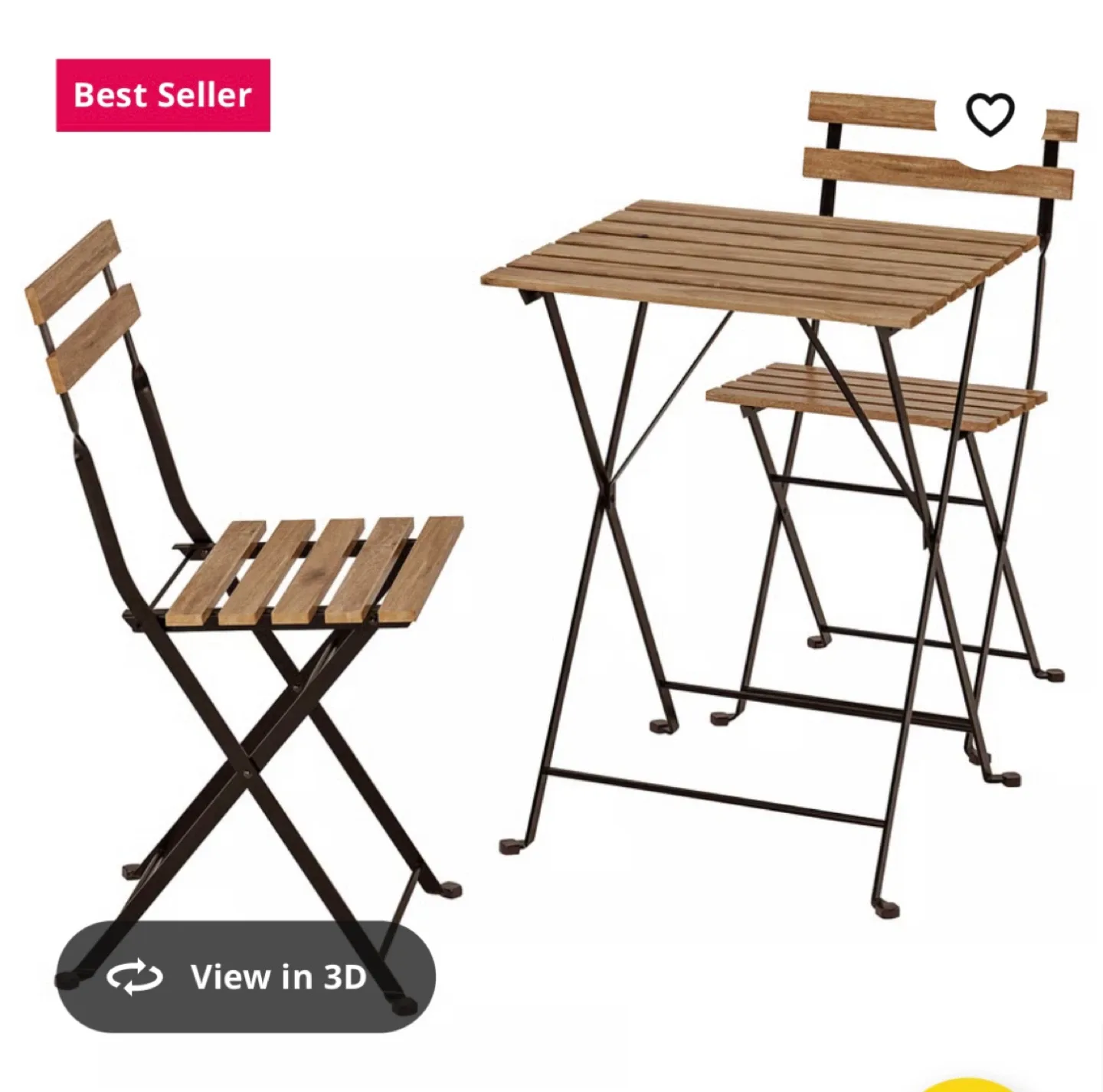 Outdoor Ikea Table and Chair Set