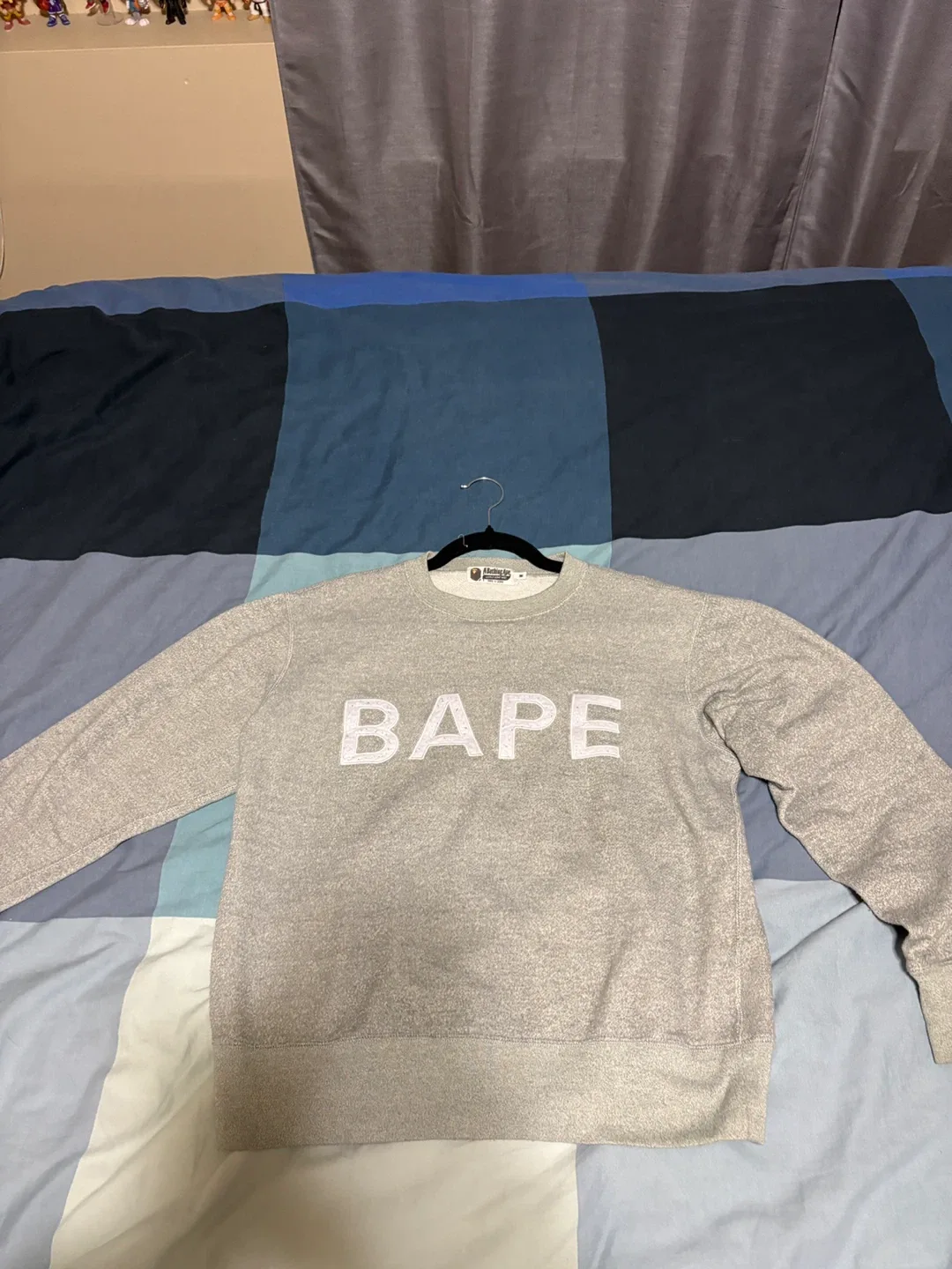 A Bathing Ape (BAPE) Grey Sweatshirt - Size M