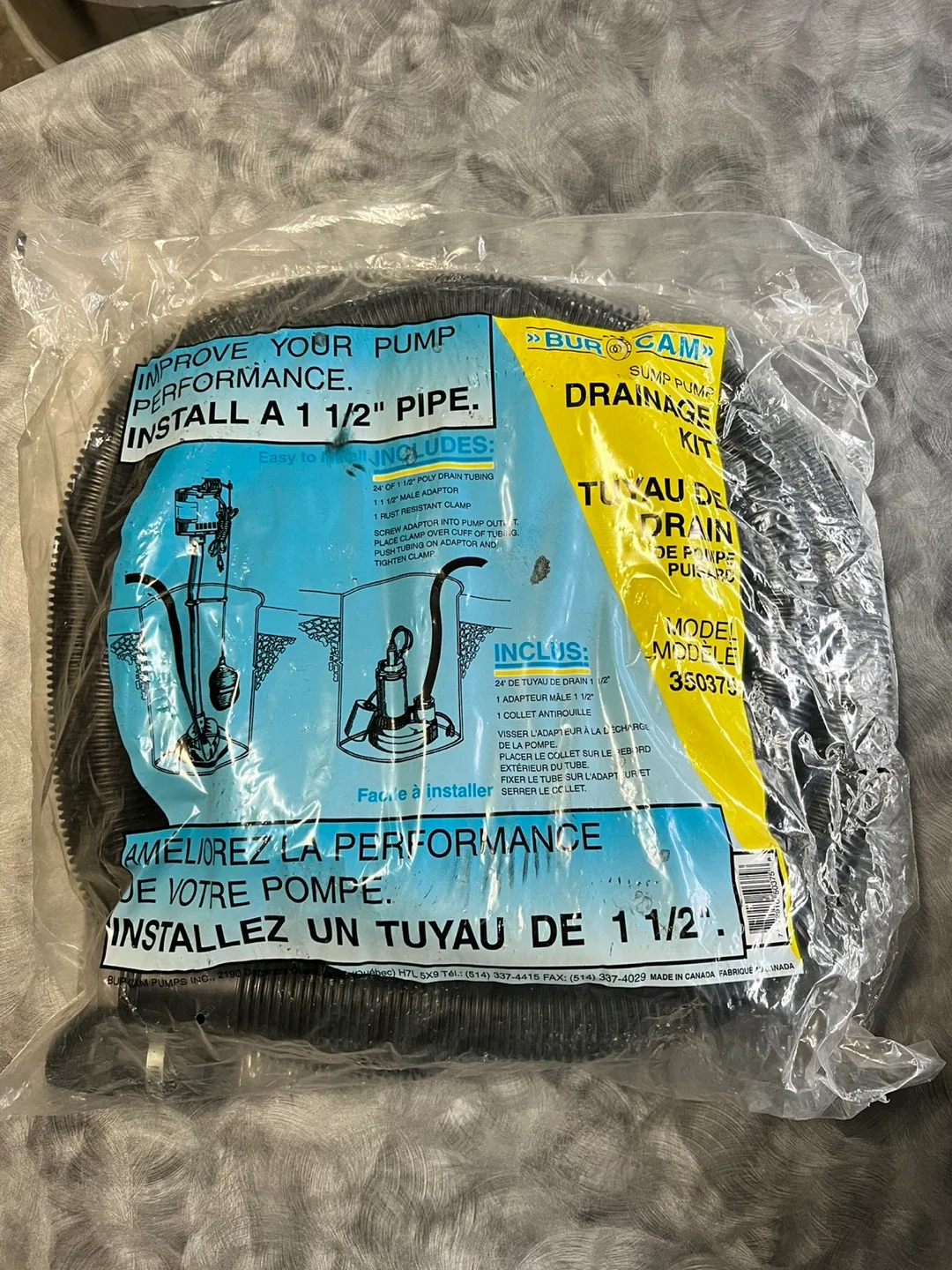 Bur-Cam Sump Pump Drainage Kit - 1 1/2" Pipe image indicator(4)