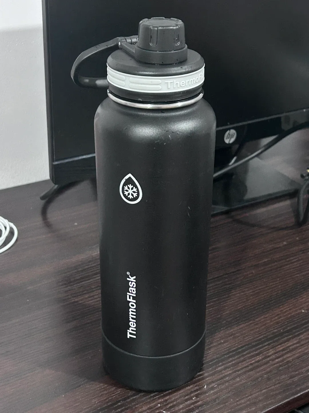 ThermoFlask Water Bottle - Black