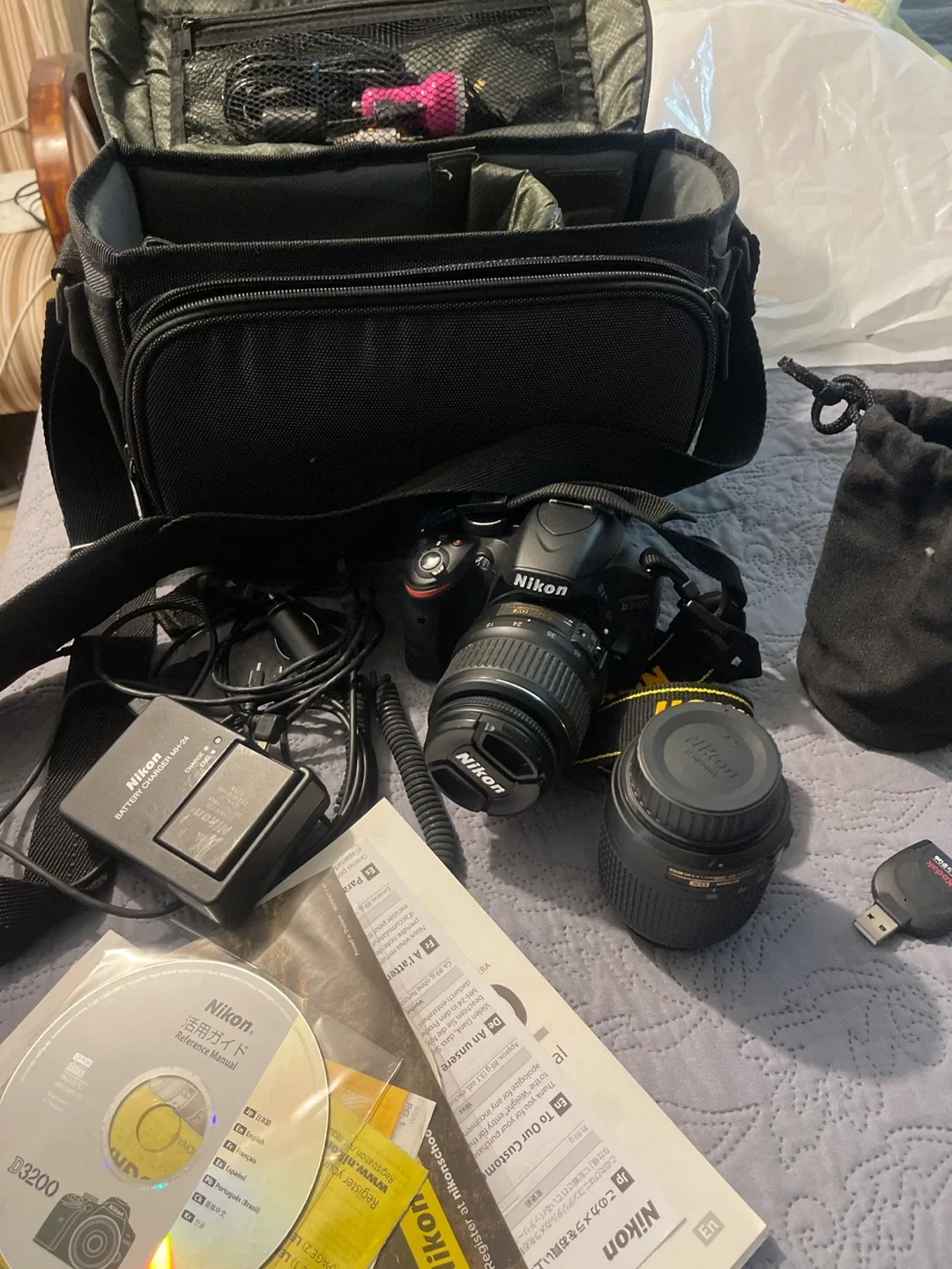 Nikon D3200 Camera with Accessories
