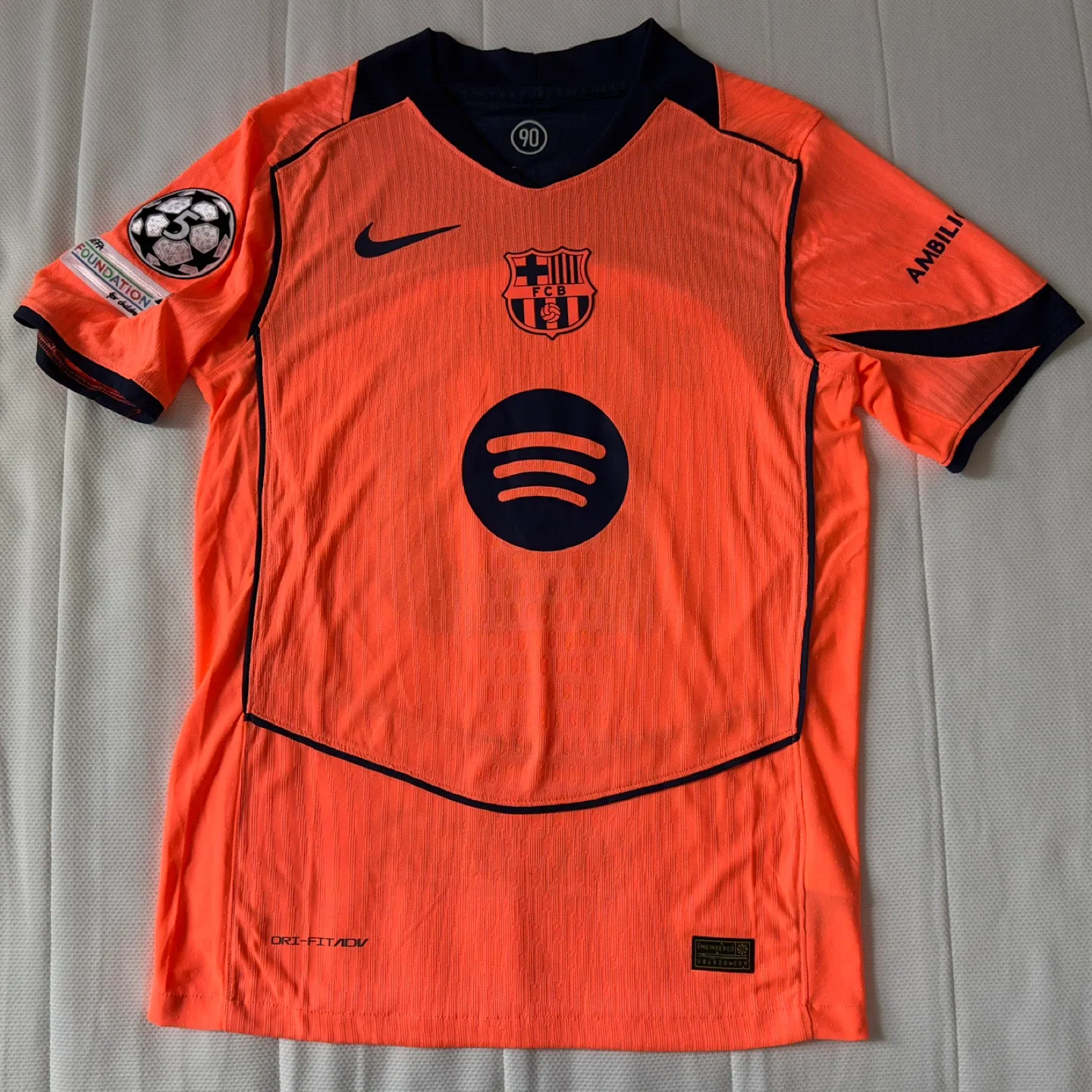 Men’s Small Lamine Yamal Total 90 Barcelona UCL Jersey