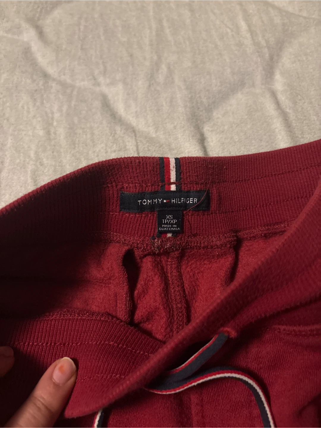 Tommy Hilfiger Red Joggers - Size XS