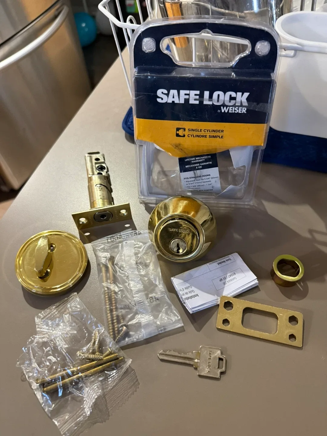 Weiser Safe Lock single-cylinder deadbolt image indicator(2)