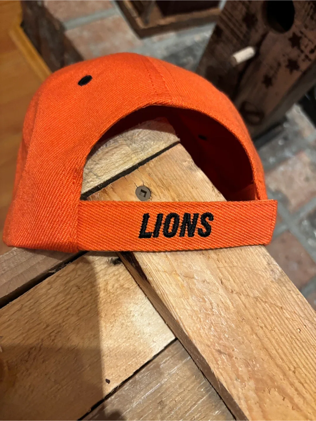 🧢 BC Lions Baseball Hat -  Embroidered Logo 🦁 🧡🖤 image indicator(5)