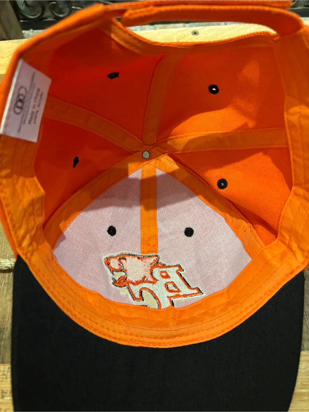 🧢 BC Lions Baseball Hat -  Embroidered Logo 🦁 🧡🖤 image indicator(3)