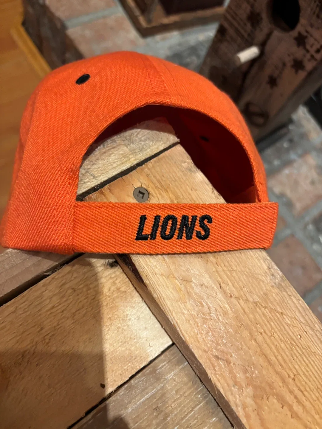 🧢 BC Lions Baseball Hat -  Embroidered Logo 🦁 🧡🖤 image indicator(2)