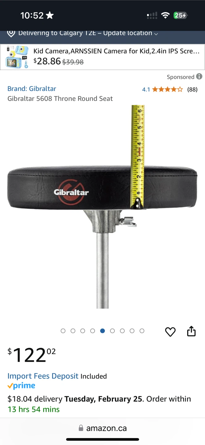 Gibraltar 5608 Throne Round Seat - photo 2