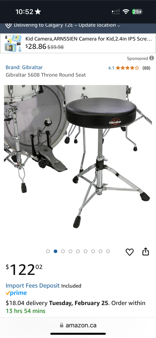 Gibraltar 5608 Throne Round Seat - photo 4