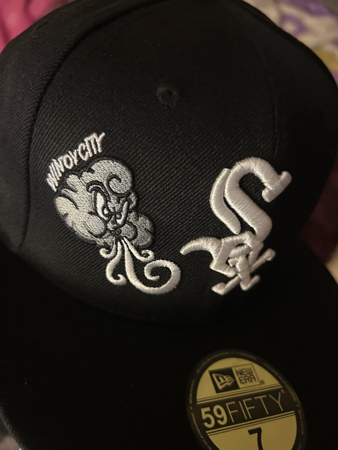 New Era Chicago White Sox 59FIFTY Pizza Hat Size 7 3/8 - photo 5