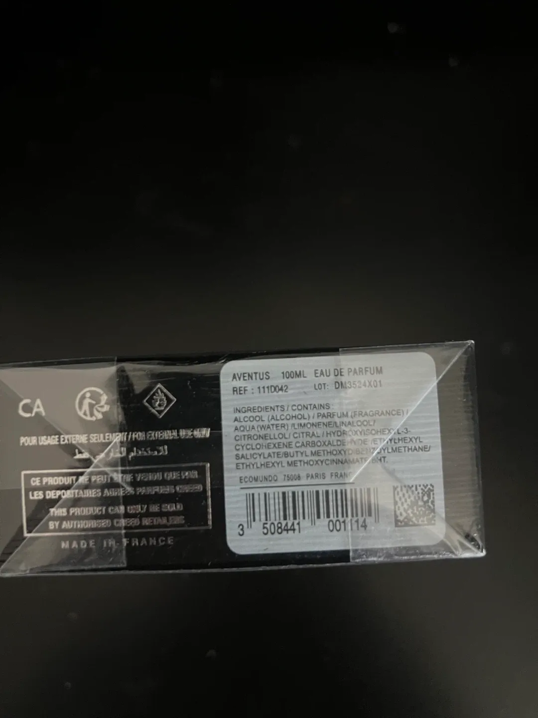 Creed Aventus (AUTHENTIC WITH RECEIPT) image indicator(3)