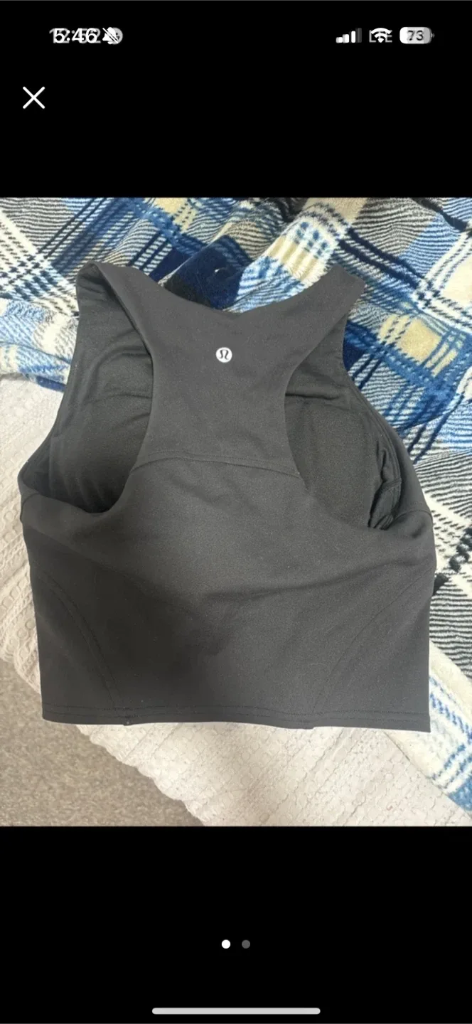 Lululemon Black Workout Top