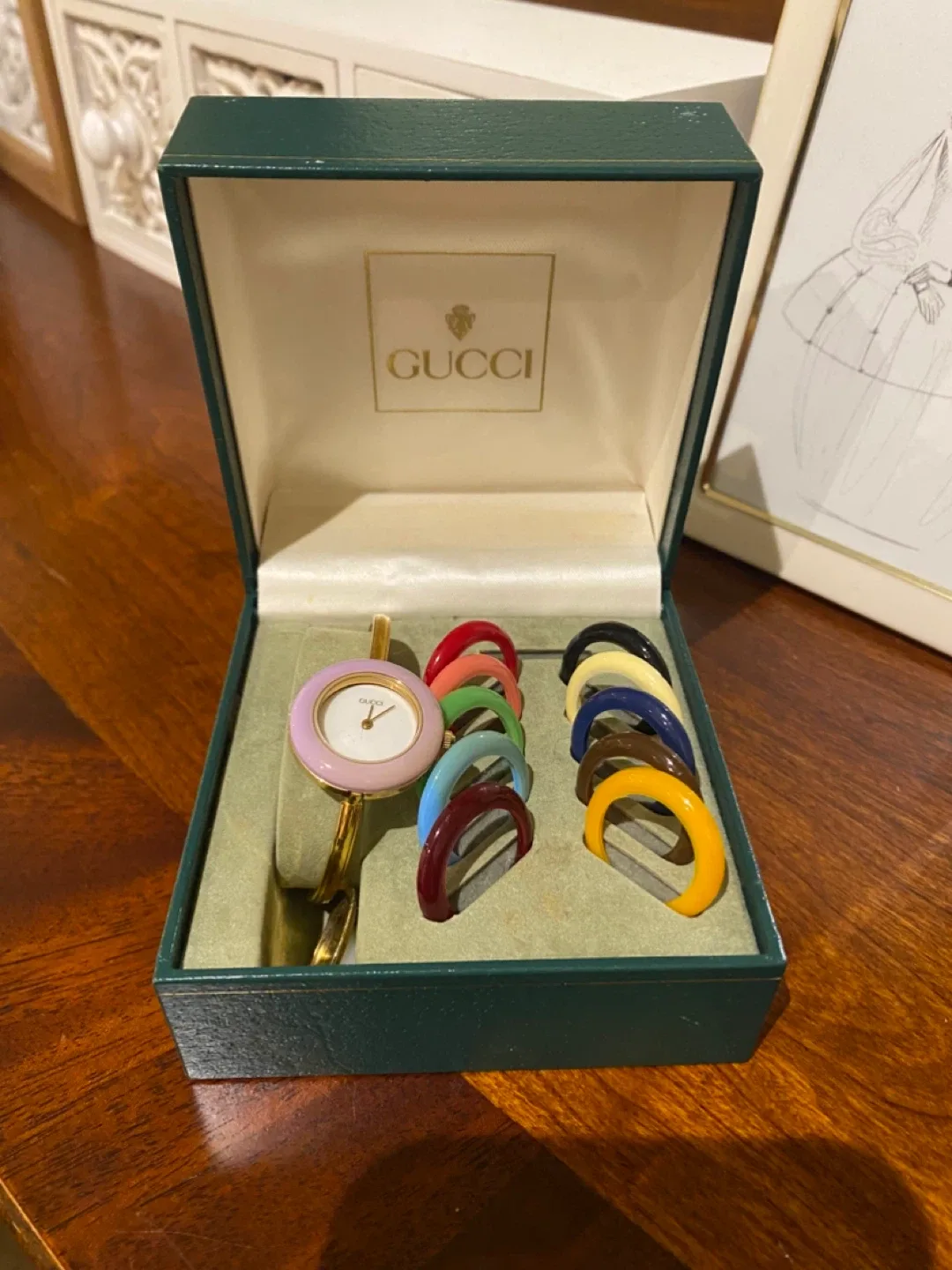 Gucci Change Bezel Watch with Box