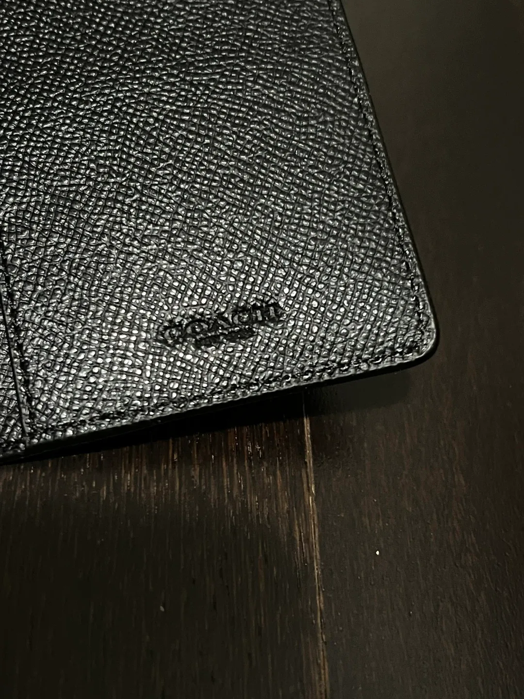 Coach Black Leather Wallet image indicator(3)