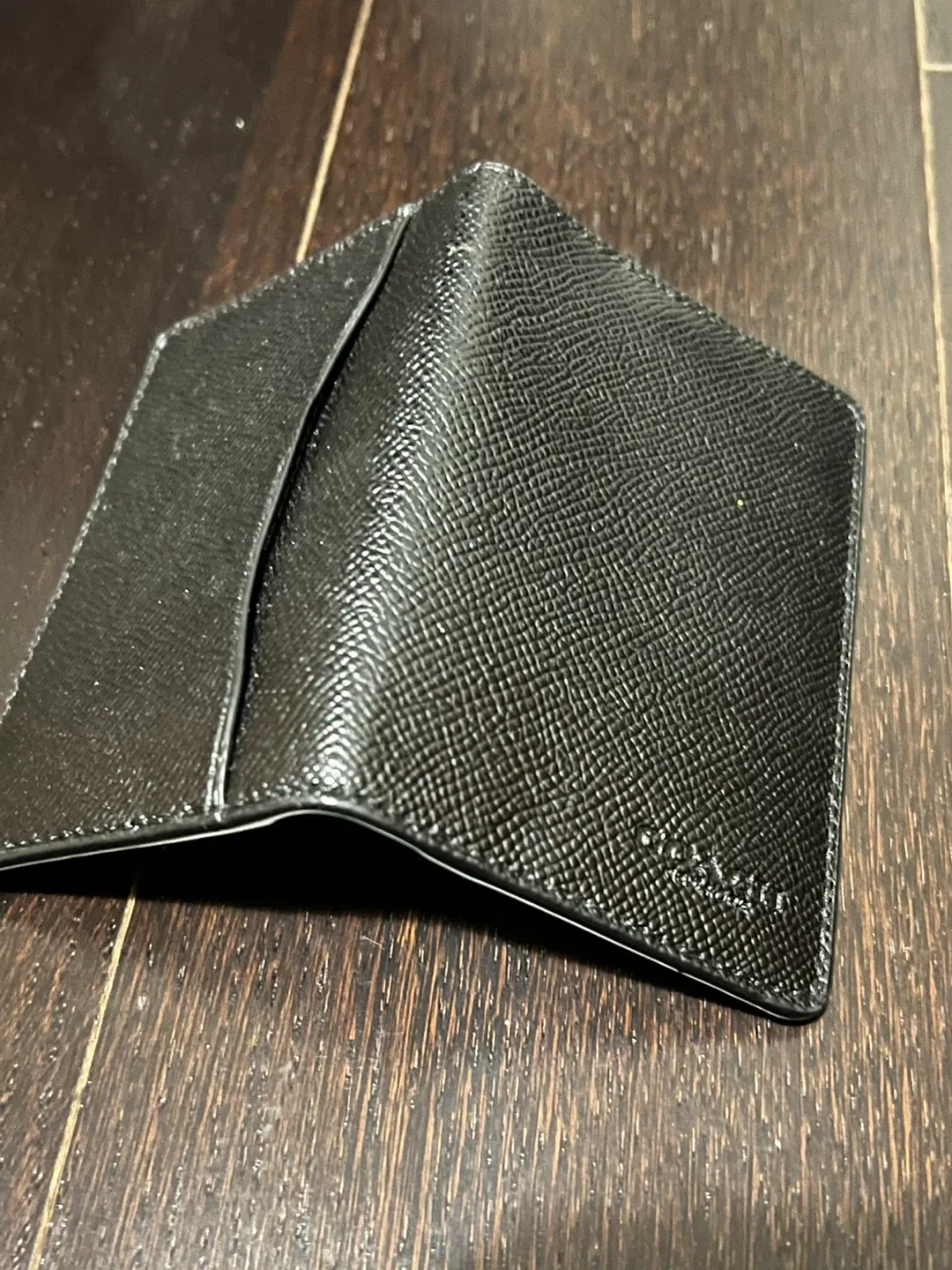 Coach Black Leather Wallet image indicator(5)