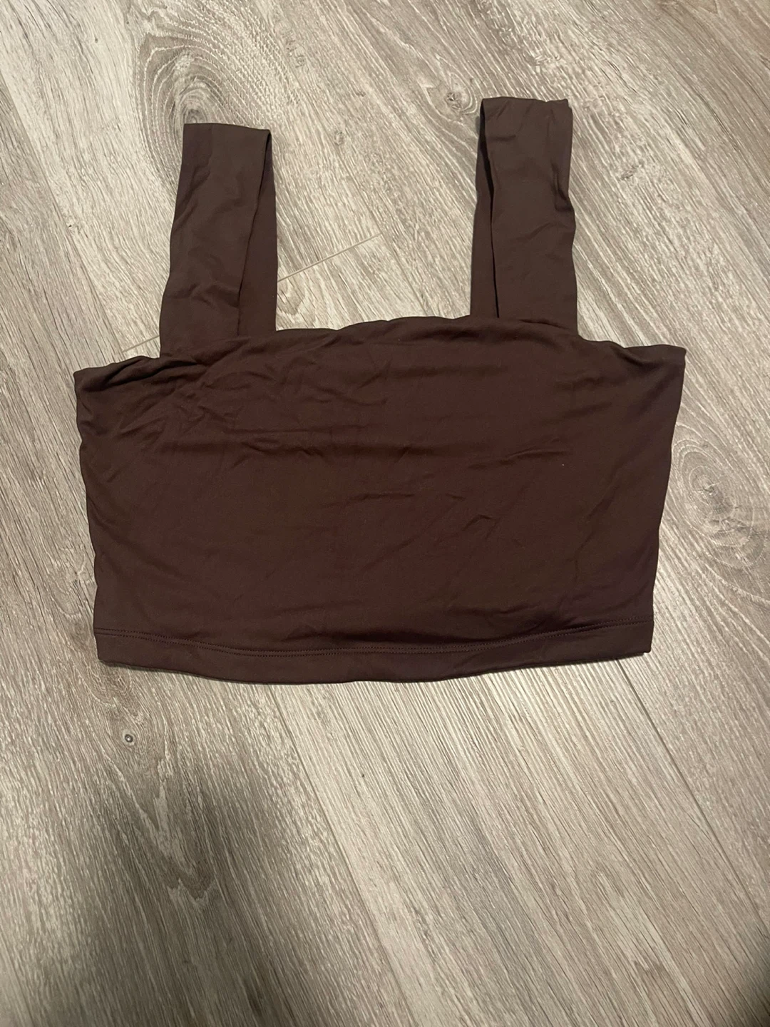 Brown Crop Top