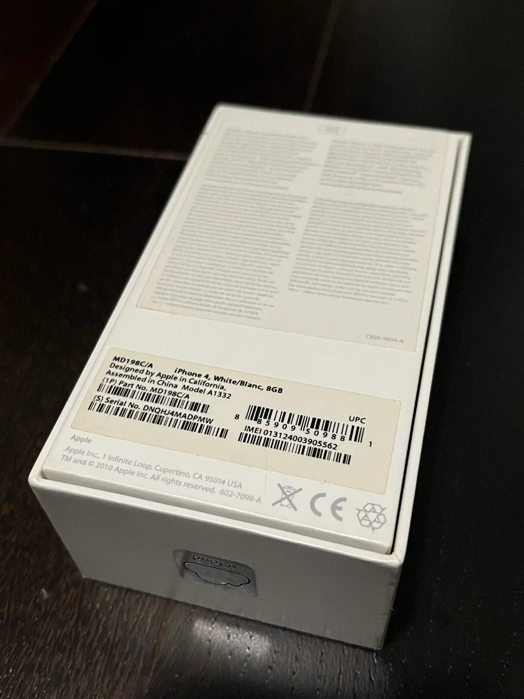 Apple iPhone 4 White 8GB (Box Included) image indicator(5)