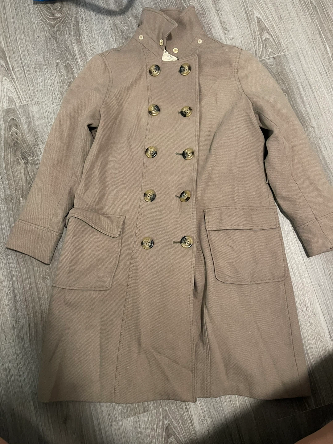 Old Navy Tan Wool Blend Coat - Size XL