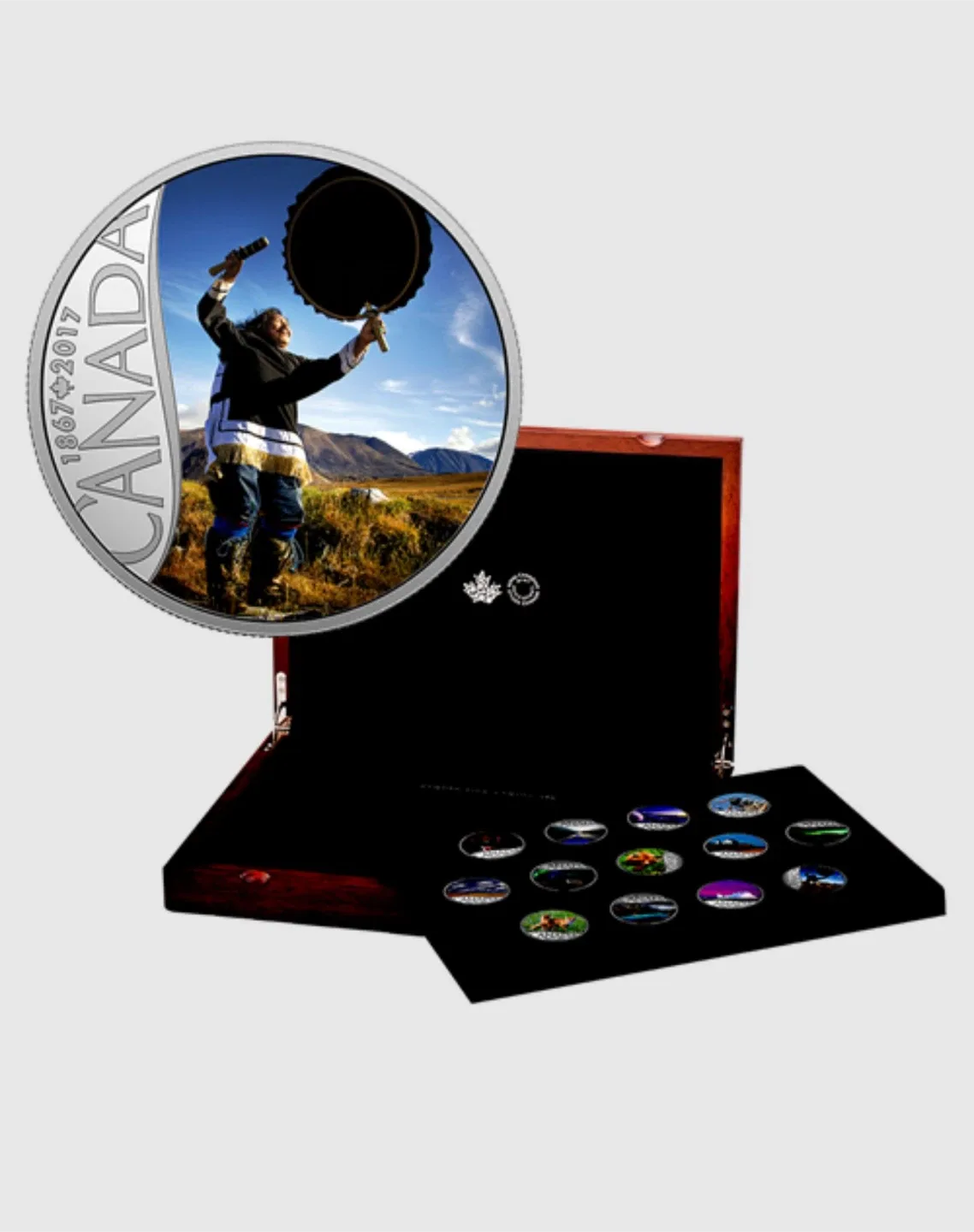 2017 complete set of RCM 150th Canada Anniversary coins. image indicator(2)