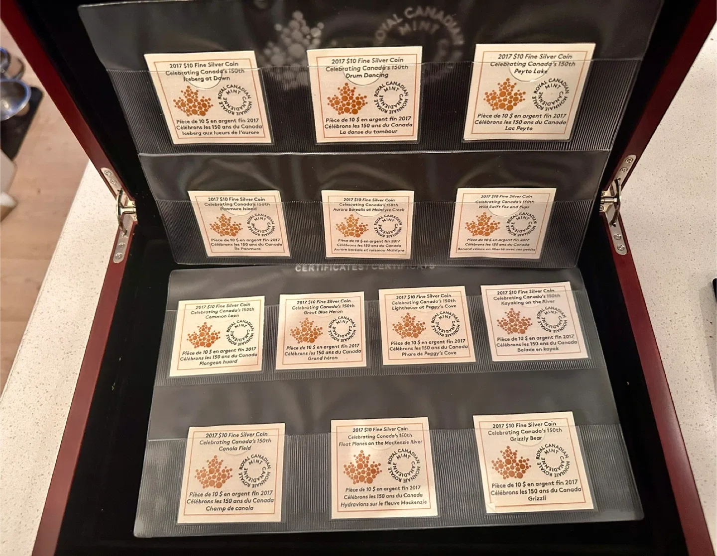 2017 complete set of RCM 150th Canada Anniversary coins. image indicator(5)