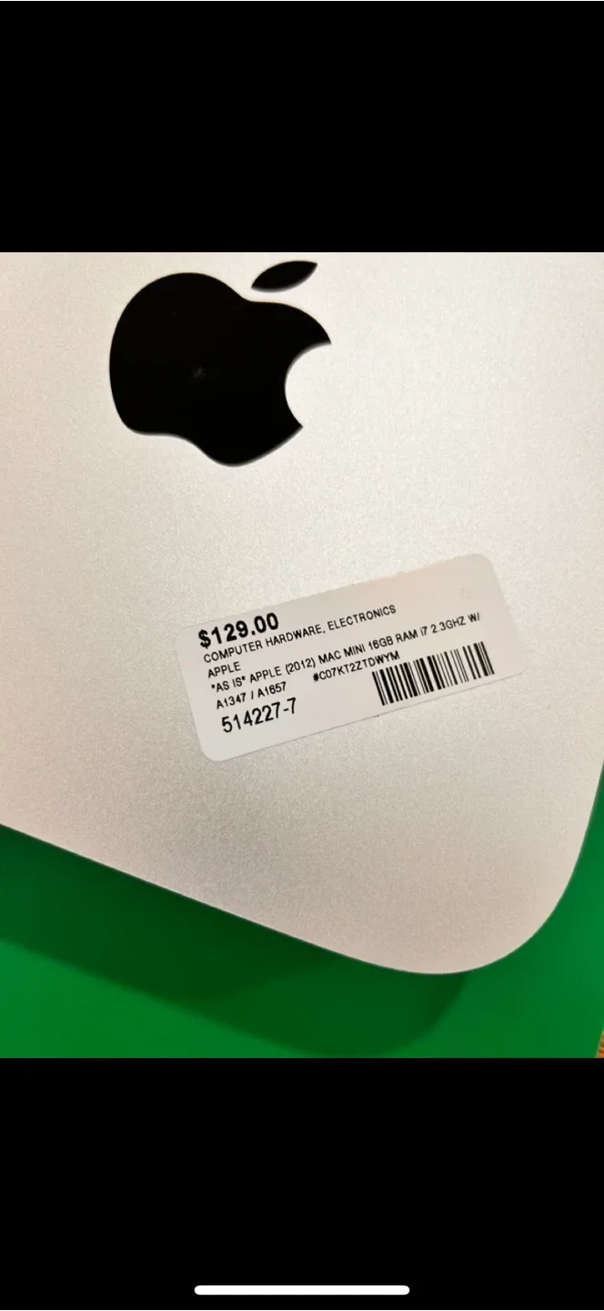 2012 Apple Mac Mini 16GB RAM i7 2.3GHz image indicator(7)